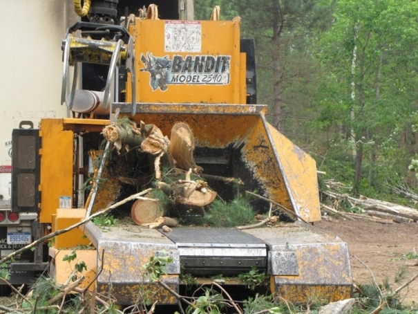 Biomasový štěpkovač celých stromů Bandit Model 2590