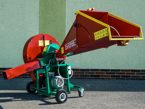 Štěpkovač Bystroň Pirana s elektromotorem 4 kW
