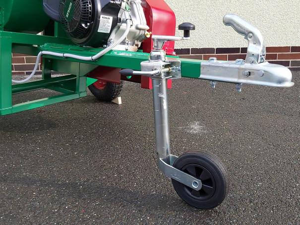 Špalíkovač Bystroň Pirana Longa se spalovacím motorem 14 HP kola 410x100