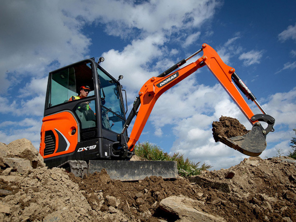 Kompaktní rypadla Doosan DX10Z - DX35Z