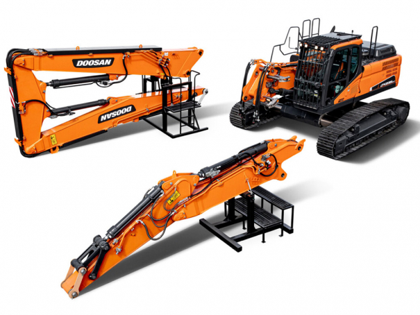 Demoliční rypadla Doosan DX235DM - DX530DM