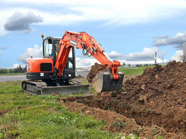 Kompaktní rypadla Doosan DX62R-3 - DX85R-3