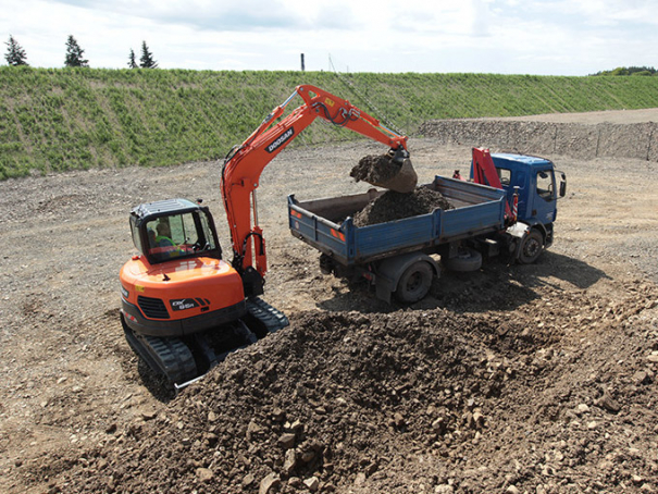 Kompaktní rypadla Doosan DX62R-3 - DX85R-3