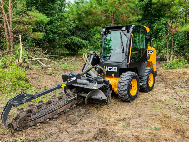 Smykem řízené kolové nakladače JCB Robot