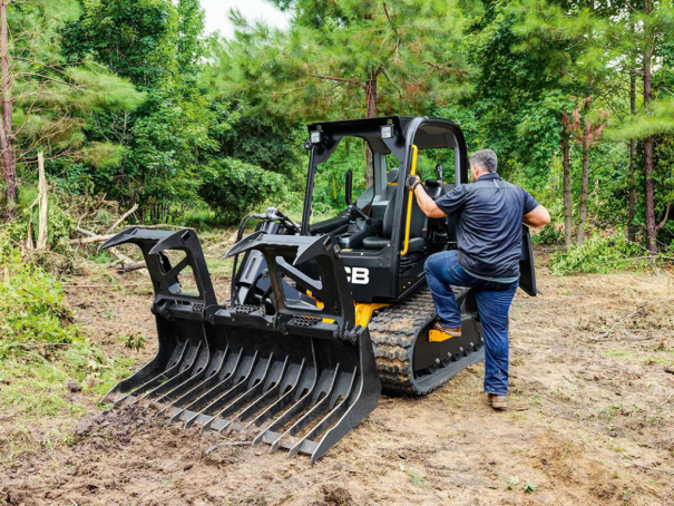 Smykem řízené pásové nakladače JCB Robot T