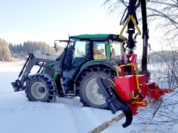 Rázová harvestorová hlavice Naarva S23