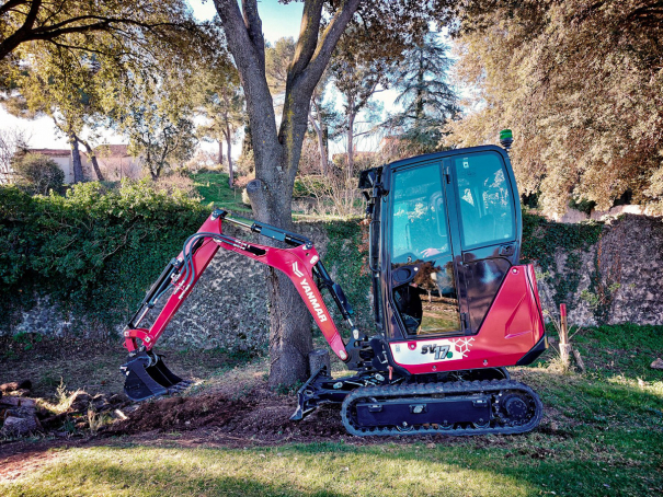 Minirypadlo Yanmar SV17e