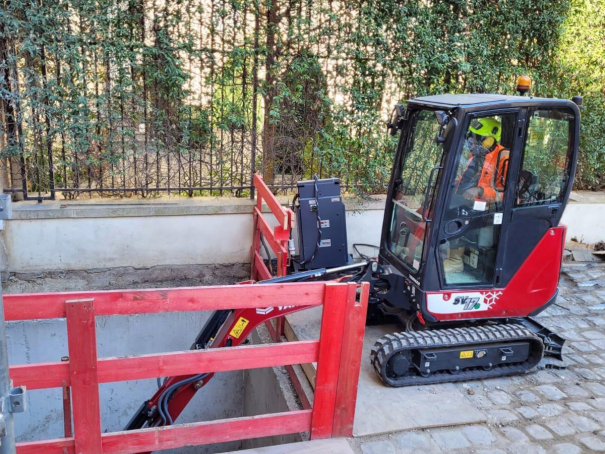 Minirypadlo Yanmar SV17e