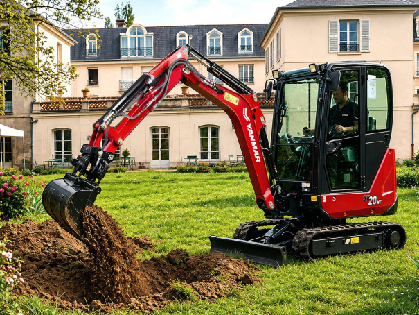 Minirypadlo Yanmar SV20VT