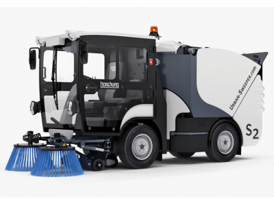 Komunální zametací stroj Boschung Urban Sweeper S2