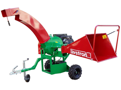 Špalíkovač Bystroň Pirana Longa se spalovacím motorem 23,5 HP kola 410x160