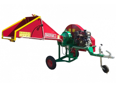 Štěpkovač Bystroň Pirana se spalovacím motorem 14 HP kola 410x100