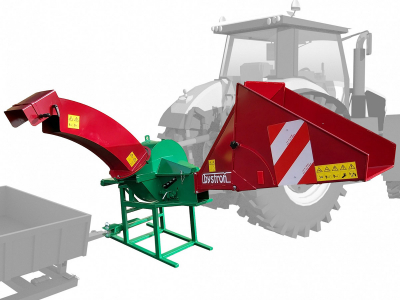 Špalíkovač Bystroň Pirba Longa za traktor s připojením vlečky