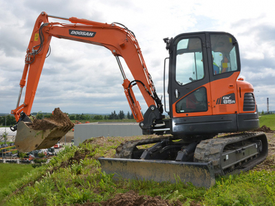 Kompaktní rypadla Doosan DX62R-3 - DX85R-3