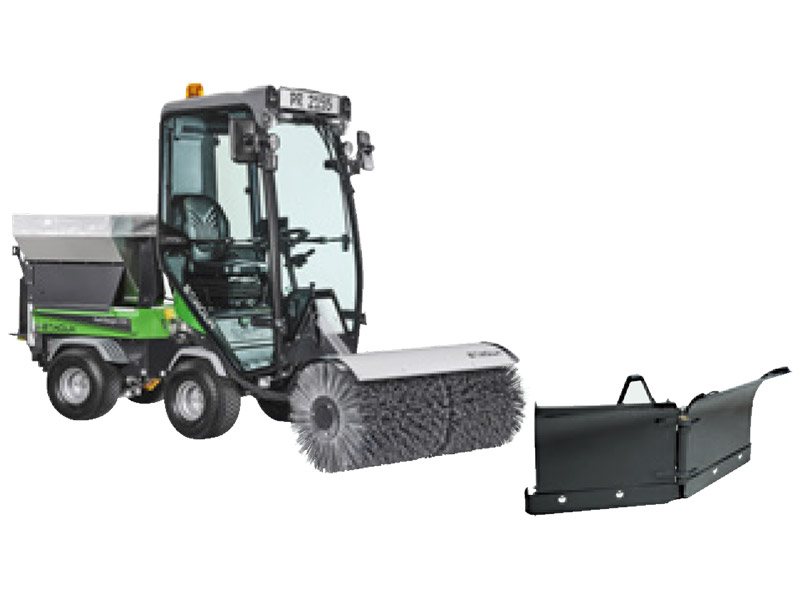 Park Ranger 2155 + kabina + sypač soli a písku + zameták sněhu nebo sněhová šípová radlice