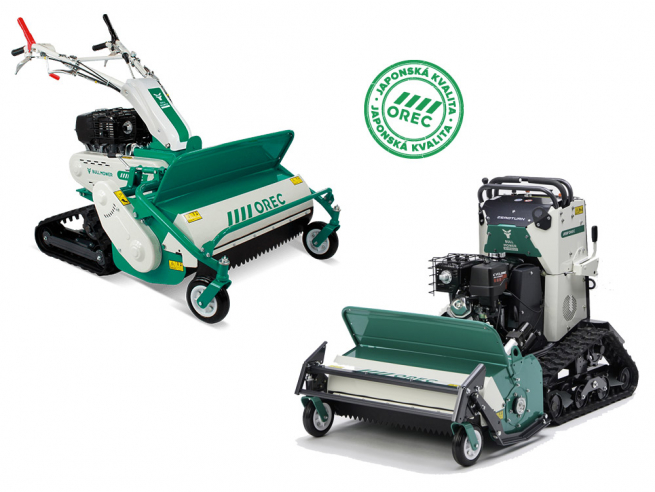 Profesionální pásové mulčovače Orec