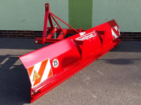 Zadní radlice 8 mm ocelový břit